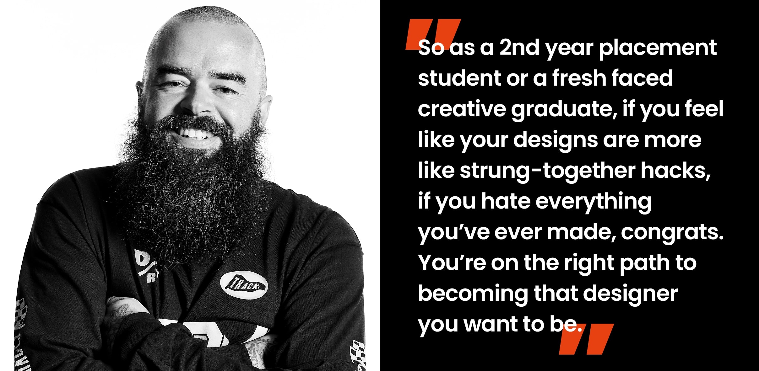 Image of Michael Griffiths with Quote