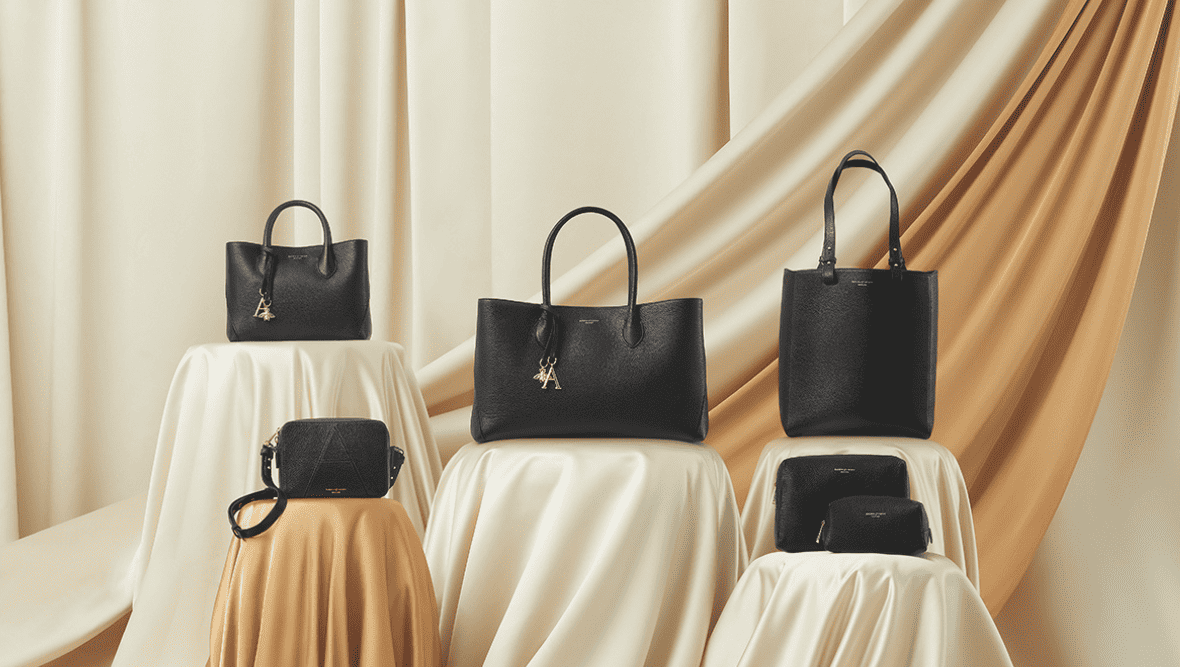 Aspinal of London handbags shot by seventy7