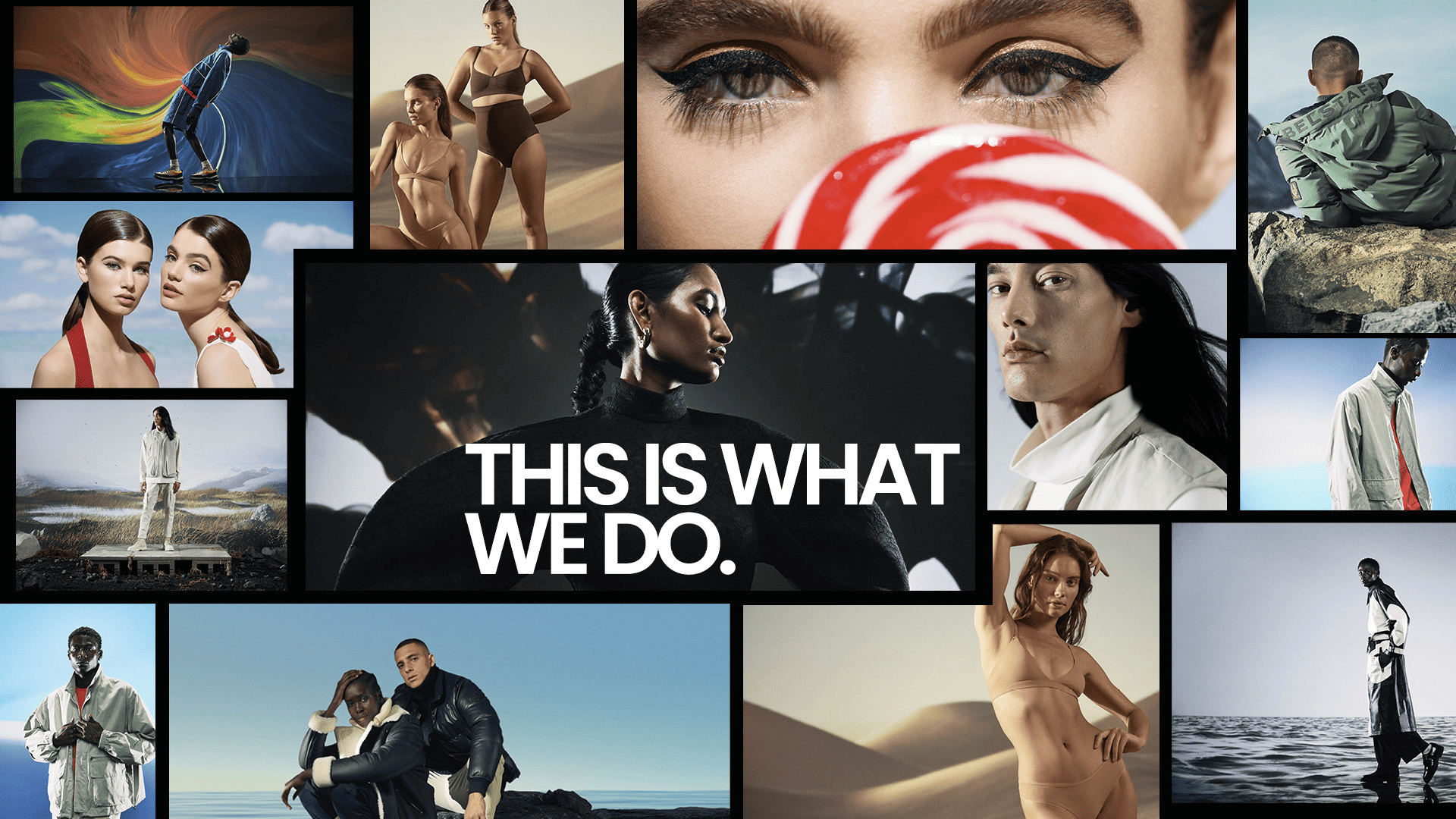 Montage of Seventy7 photography for various clients.