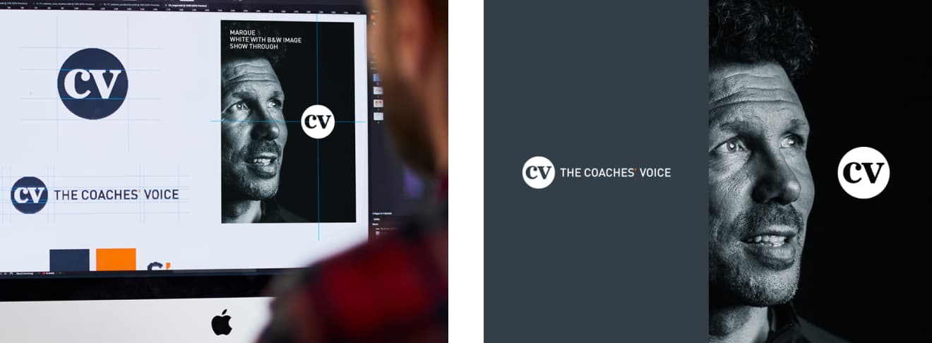 Example of assets created for The Coaches' Voice by Seventy7.