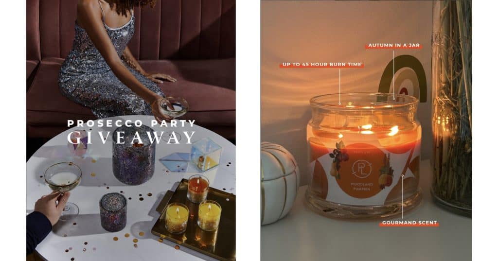 Examples of using graphics over images.